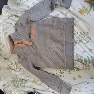 Patagonia organic cotton quilt snap-t pullover sweatshirt